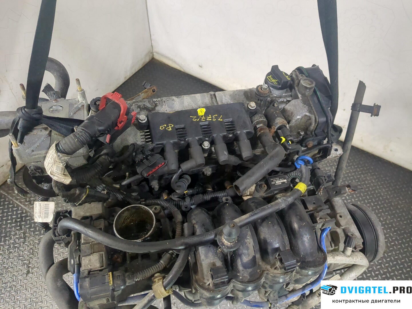Двигатель Fiat Grande Punto 2005 - 2011 350 A 1.000 1.4 л., Бензин, Инжектор, артикул 8685419
