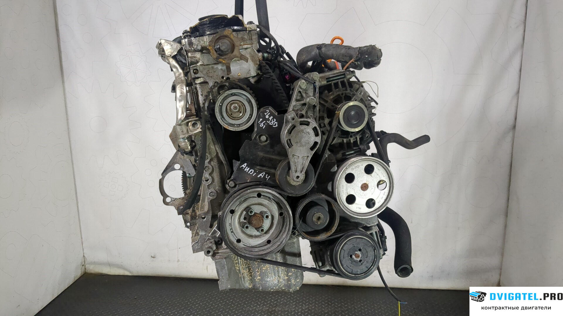 Двигатель Audi A4 B6 2000 - 2004 ALZ 1.6 л., Бензин, Инжектор, артикул 9022865
