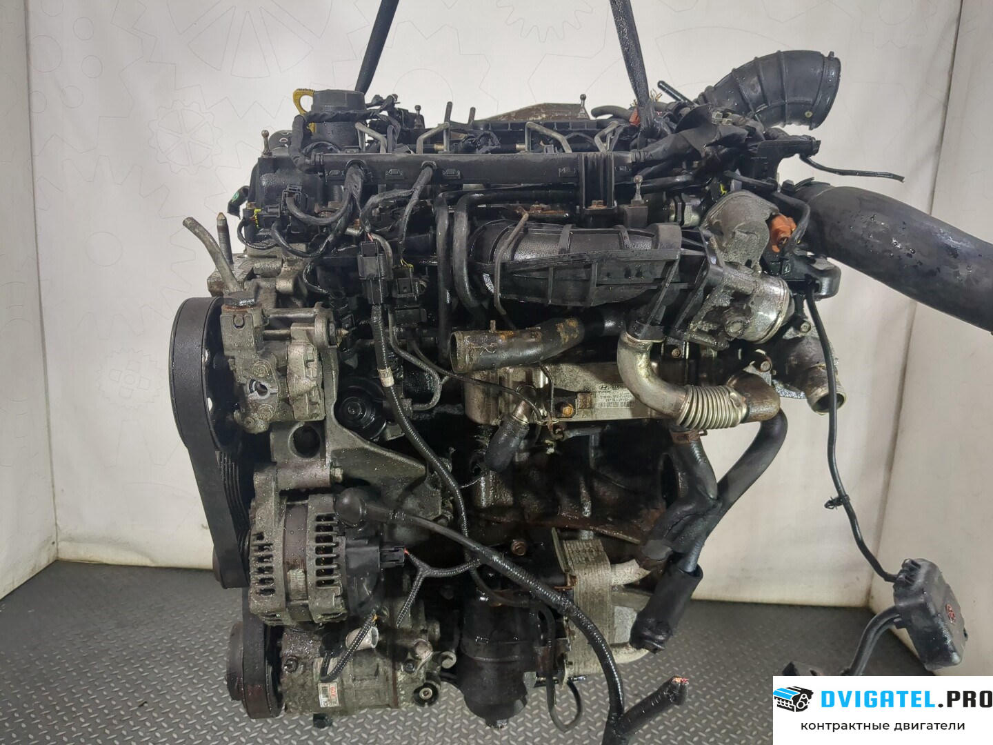 Двигатель Hyundai Santa Fe 2005 - 2012 D4HB 2.2 л., Дизель, CRDi, артикул 8787813