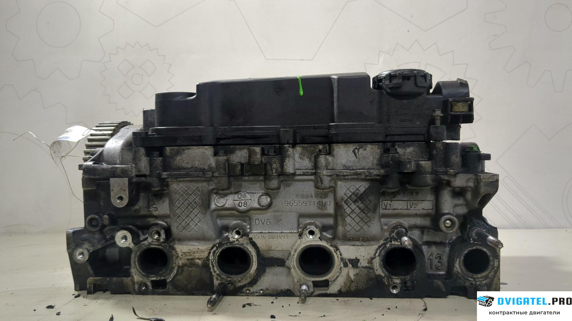 Головка блока цилиндров (ГБЦ) Citroen Berlingo 2008 - 2012 9HX 1.6 л., Дизель, HDI, артикул 8778985