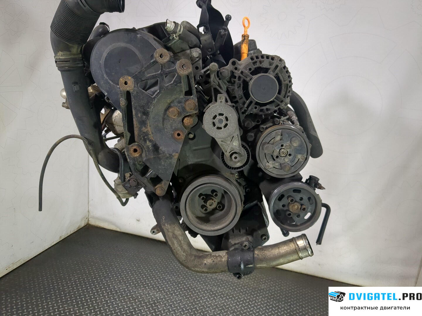 Двигатель Seat Alhambra 2000 - 2010 BVK 1.9 л., Дизель, TDI, артикул 8561639