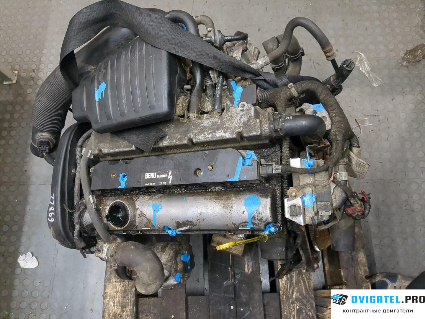 Двигатель Opel Meriva 2003 - 2010 Z16XE 1.6 л., Бензин, Инжектор, артикул 8795788